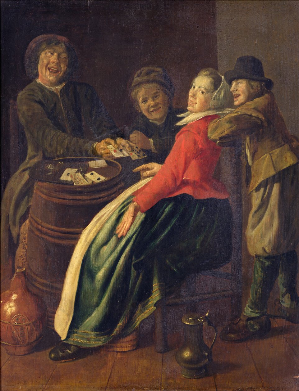 一场纸牌游戏 作者 朱迪思·莱斯特（Judith Leyster）
