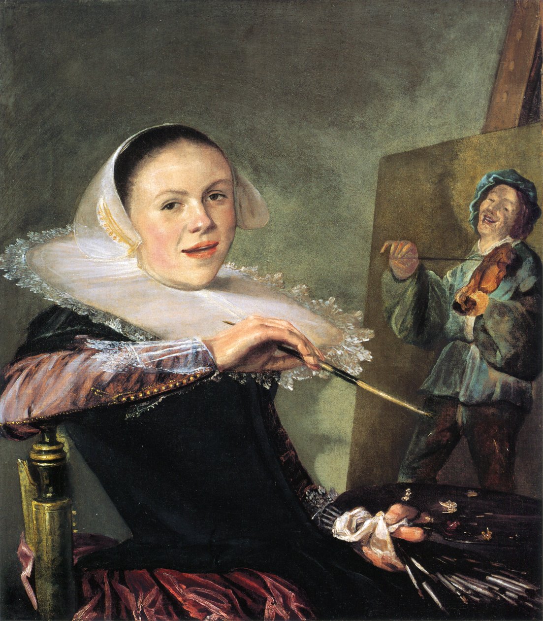 自画像 作者 朱迪思·莱斯特（Judith Leyster）