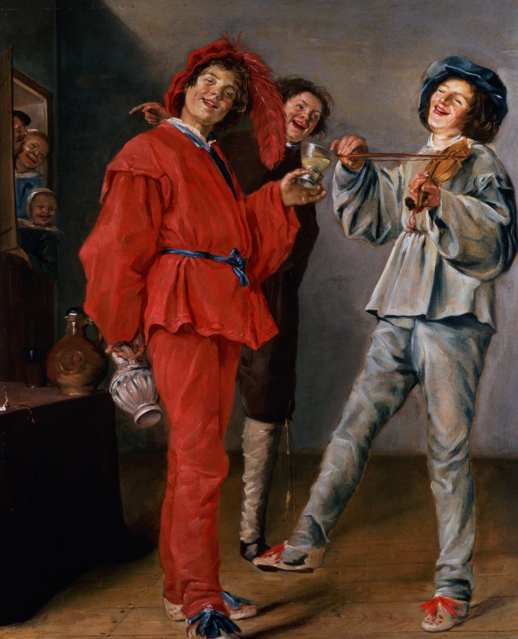 三个男孩风流翩翩，c.1629 作者 朱迪思·莱斯特（Judith Leyster）