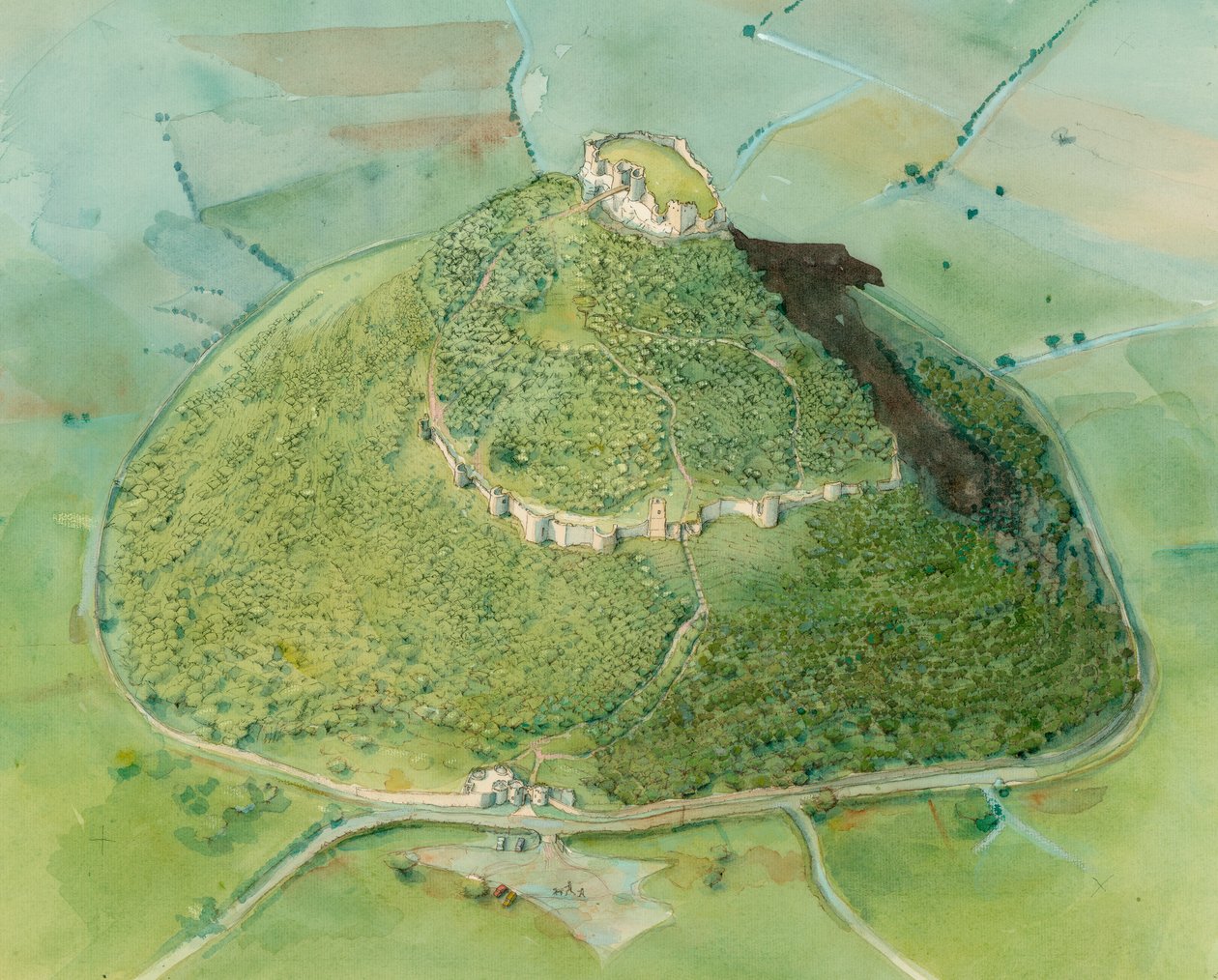 Beeston Castle, c2010 作者 朱迪思·多比