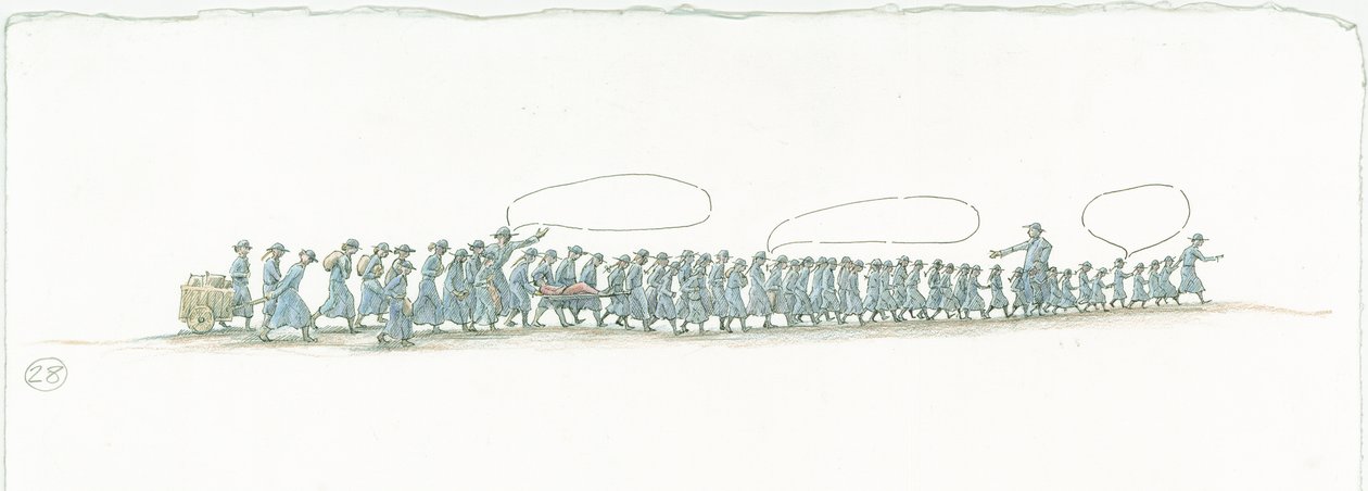 德国海军对北约克郡斯卡伯勒的轰击，1914年。 作者 朱迪思·多比