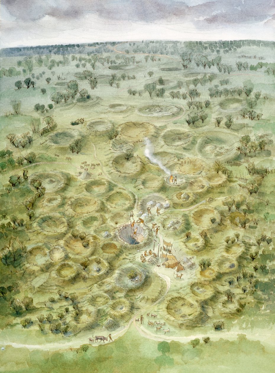 格雷姆斯-格雷夫，公元前2000年左右，1990-2010年左右。   作者 朱迪思·多比