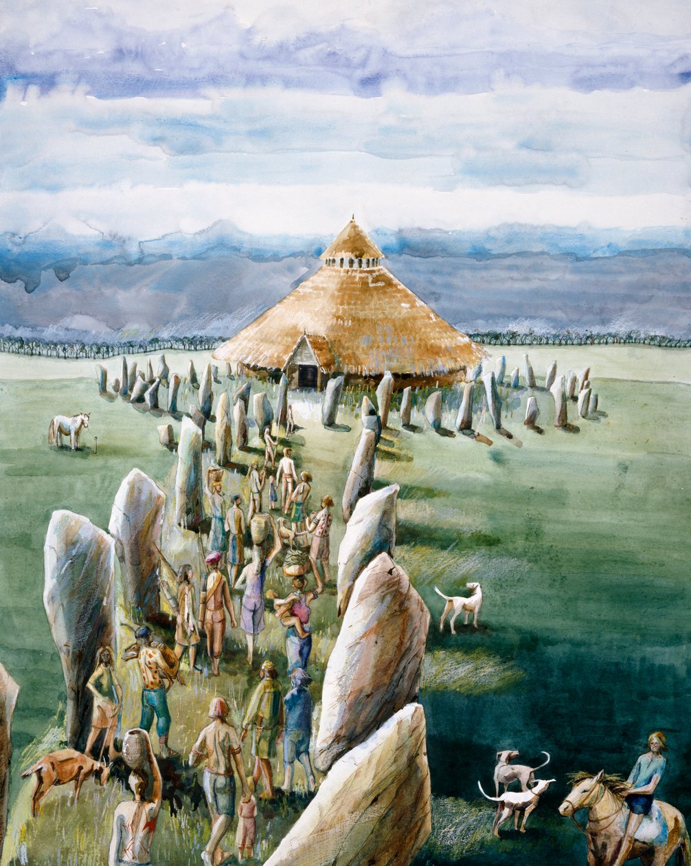 圣地，阿韦伯里，约公元前三千年，约1990-2010年 作者 朱迪思·多比