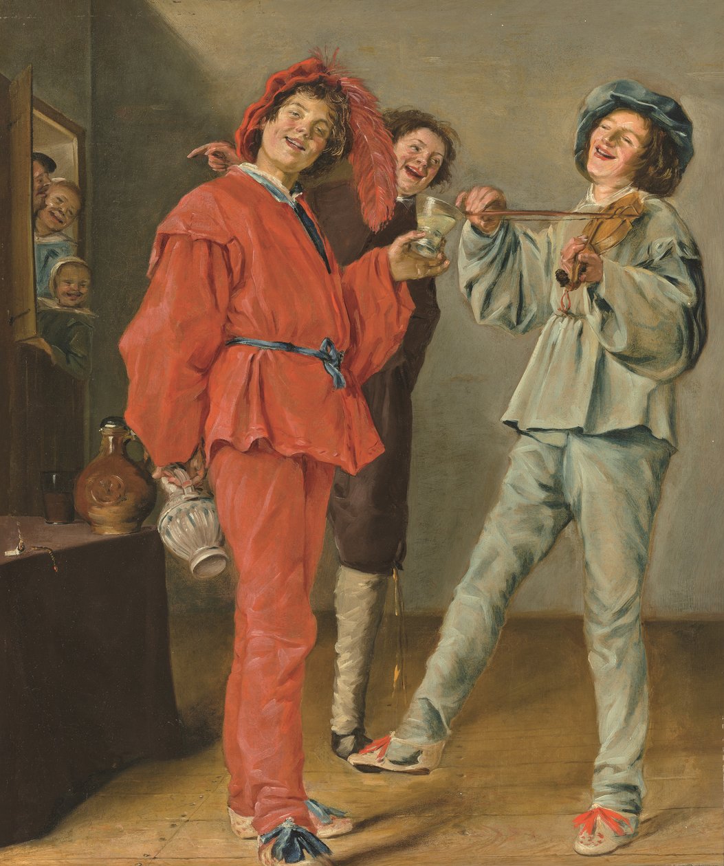 梅里公司（布面油画） 作者 朱迪思·莱斯特（Judith Leyster）