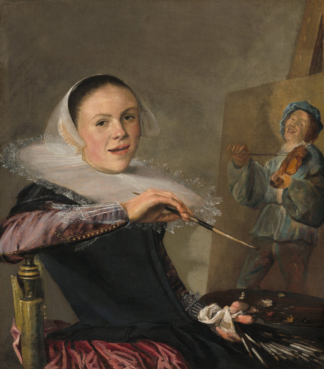 自画像 作者 朱迪思·莱斯特（Judith Leyster）