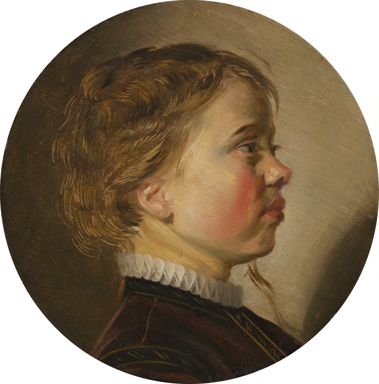 年轻男孩的轮廓，约1630年。 作者 朱迪思·莱斯特（Judith Leyster）