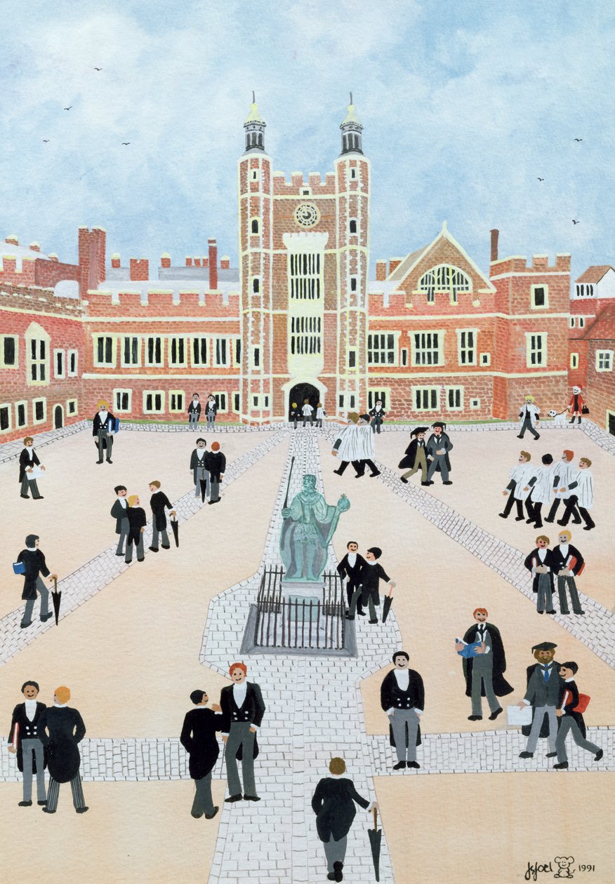 伊顿公学校院，1991年 作者 朱迪·乔尔