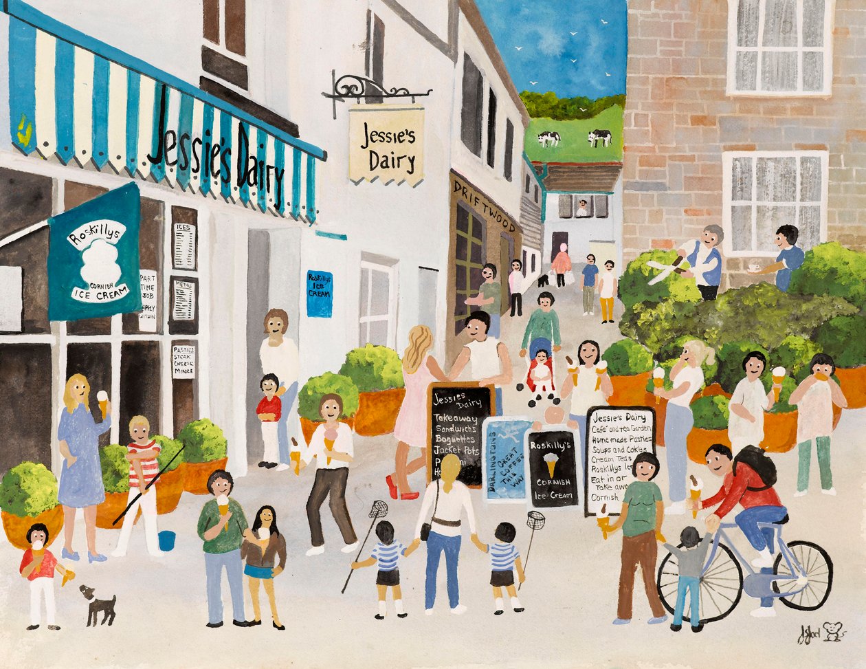 Jessies Dairy in Mousehole 作者 朱迪·乔尔