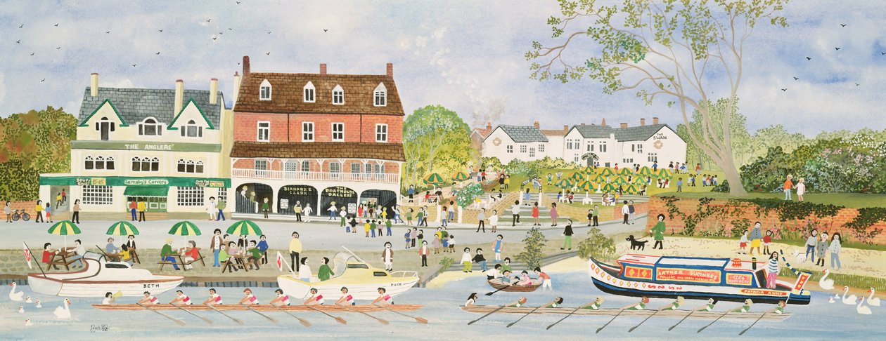 Towpath Walton-on-Thames 作者 朱迪·乔尔