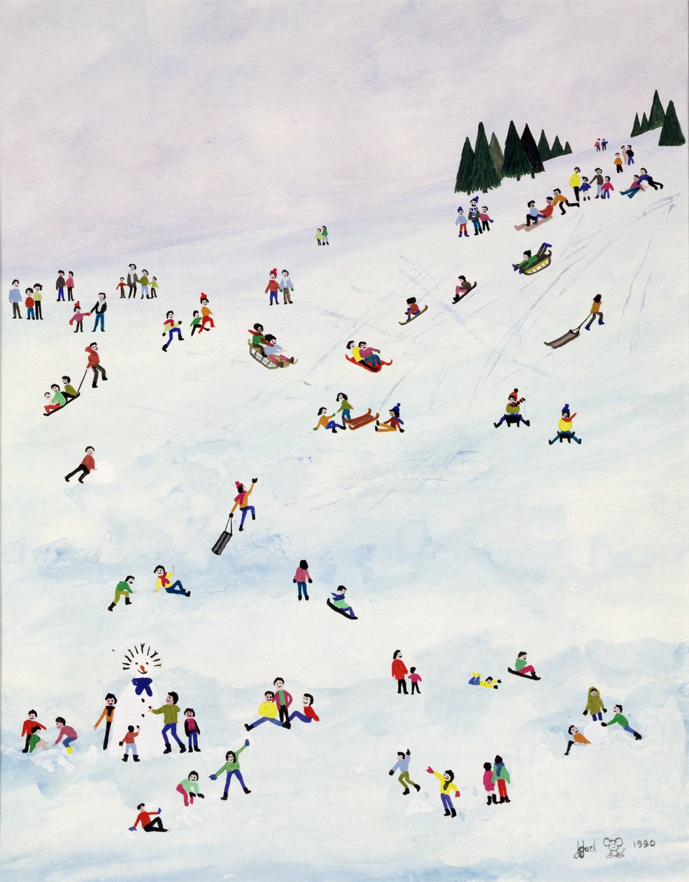 Toboggan或不去Toboggan，1990年 作者 朱迪·乔尔
