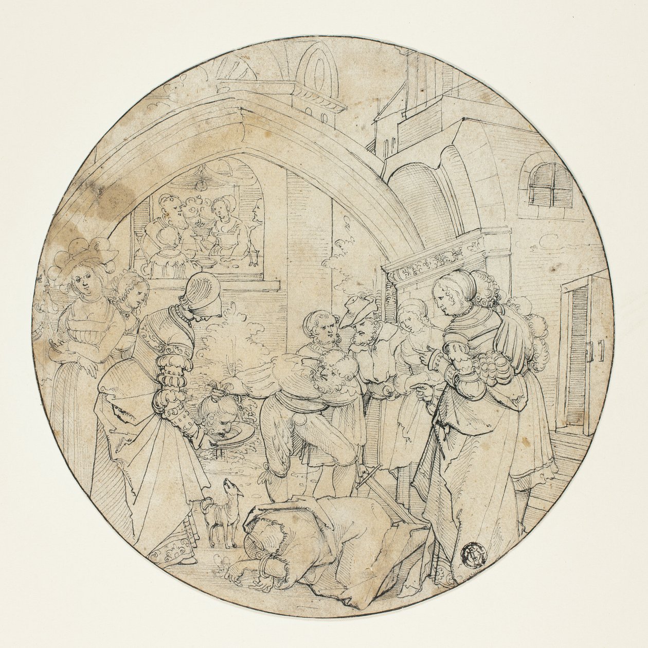 施洗者圣约翰被斩首 作者 约格·布鲁（JörgBreu）