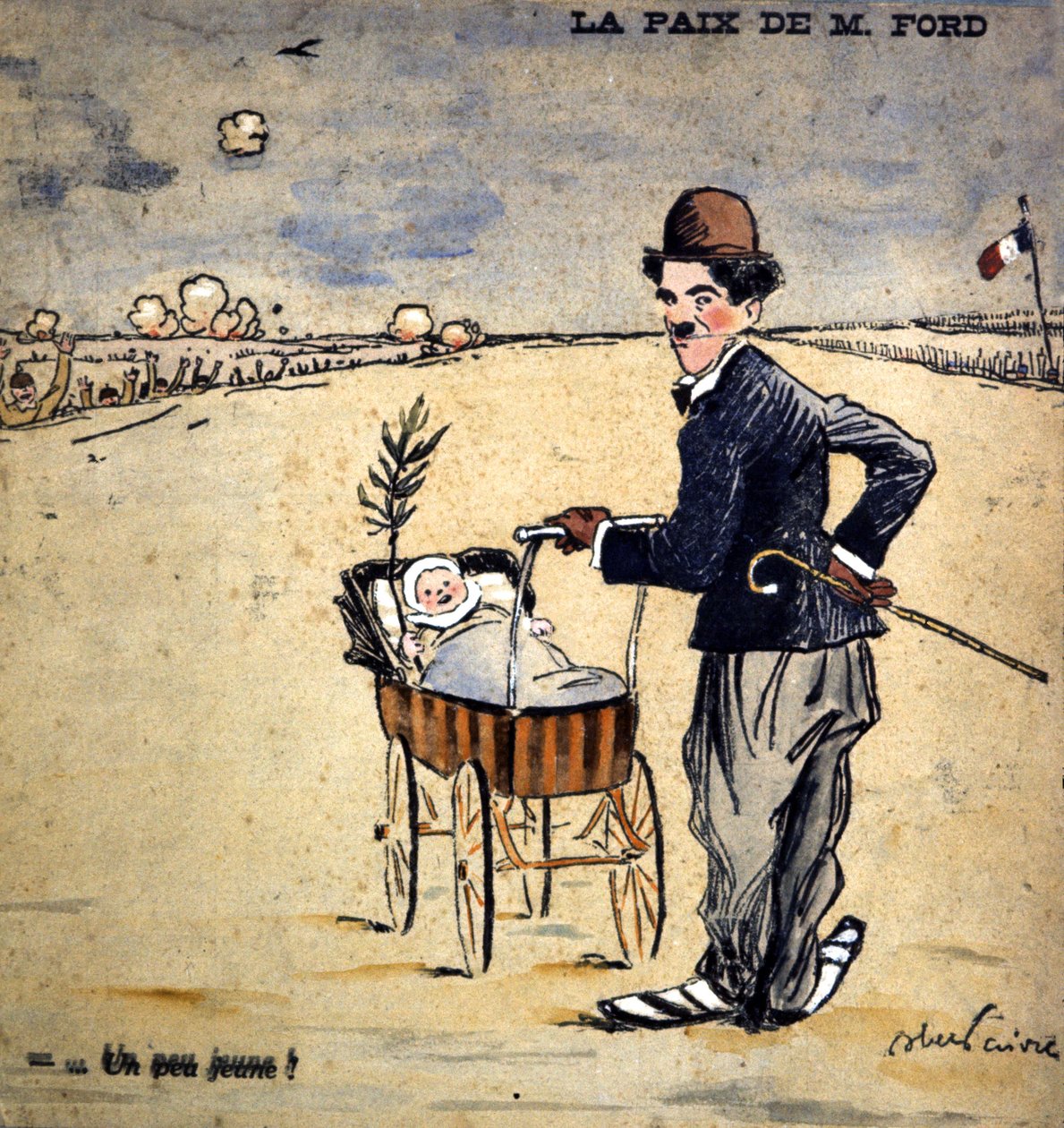 福特先生的和平，1917年 作者 朱尔斯·亚伯·费弗尔