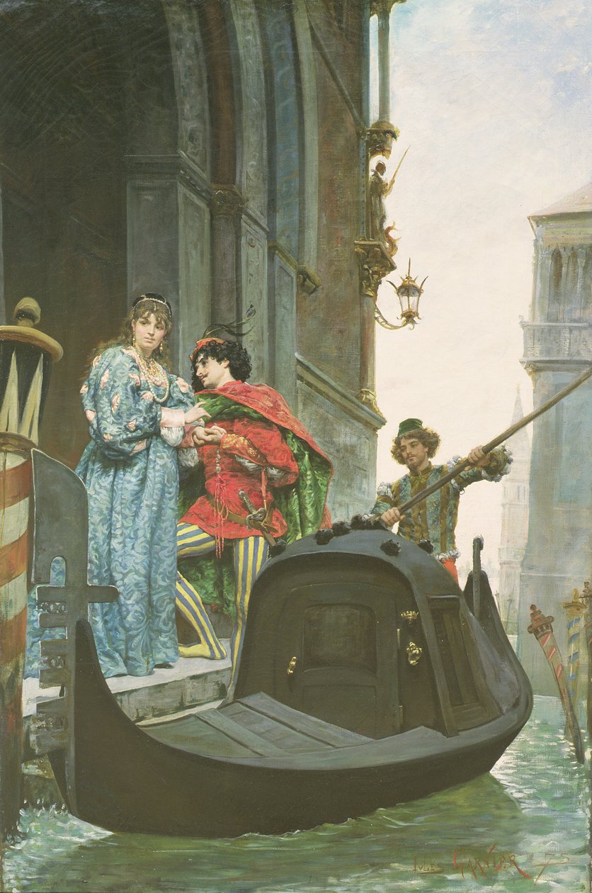 1875年威尼斯之夜（详见164361） 作者 朱尔斯·阿森·加尼尔