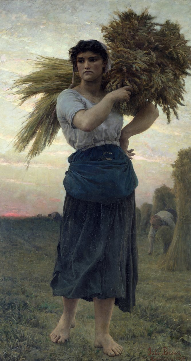 The Gleaner，1877 作者 朱尔斯·布雷顿