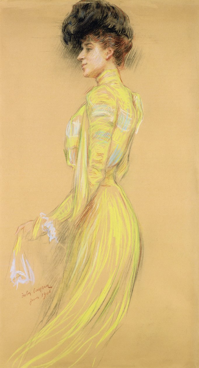 Berthe Cerny（1868-1940）1900年6月 作者 朱尔斯·凯隆（Jules Cayron）