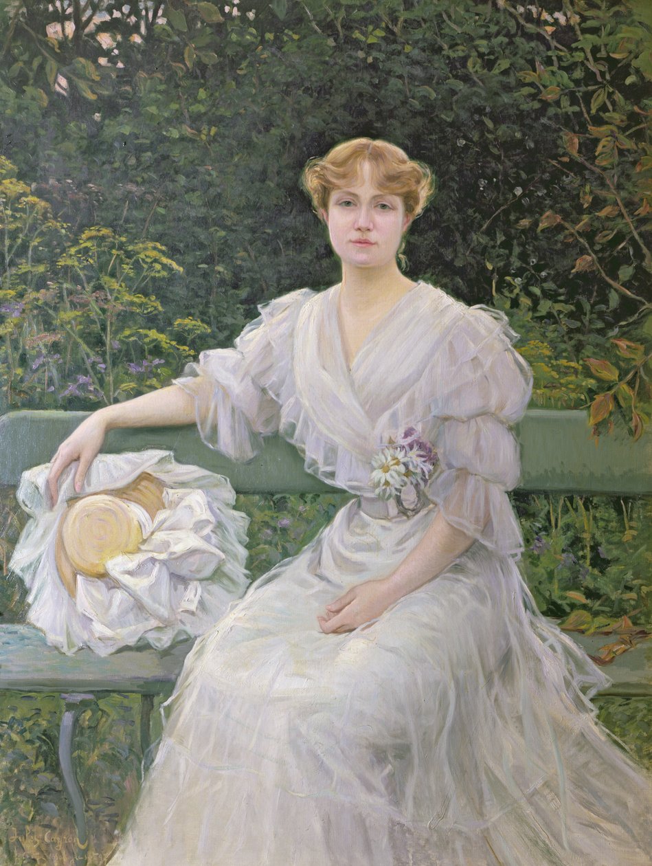 玛格丽特杜兰德（1864-1936）1897年的肖像 作者 朱尔斯·凯隆（Jules Cayron）