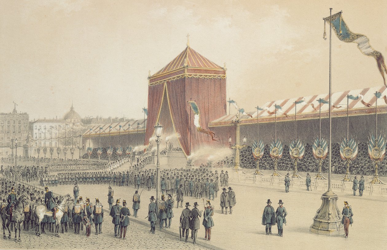 共和国宣言，1848年11月12日 作者 朱尔斯·盖德拉
