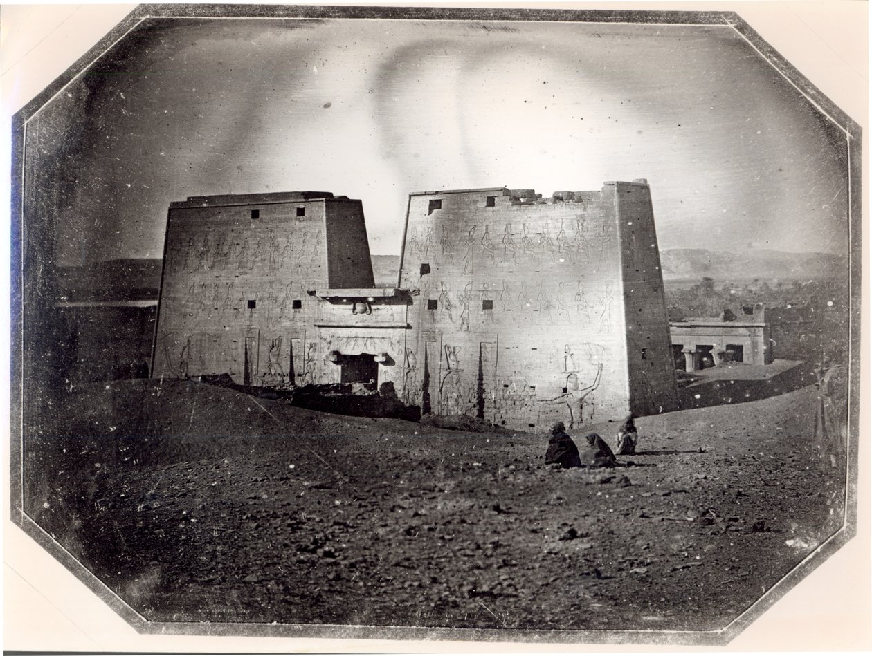 在埃及的场景，1845-6（daguerreotype） 作者 朱尔斯·伊蒂尔