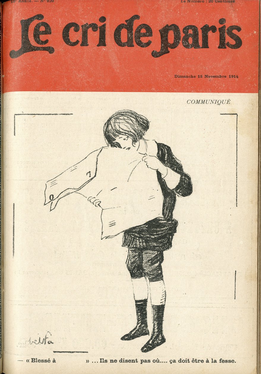 阿贝尔-法伊夫尔（1867-1945）为《巴黎的故事》封面所作的插图 作者 朱尔斯·亚伯·费弗尔