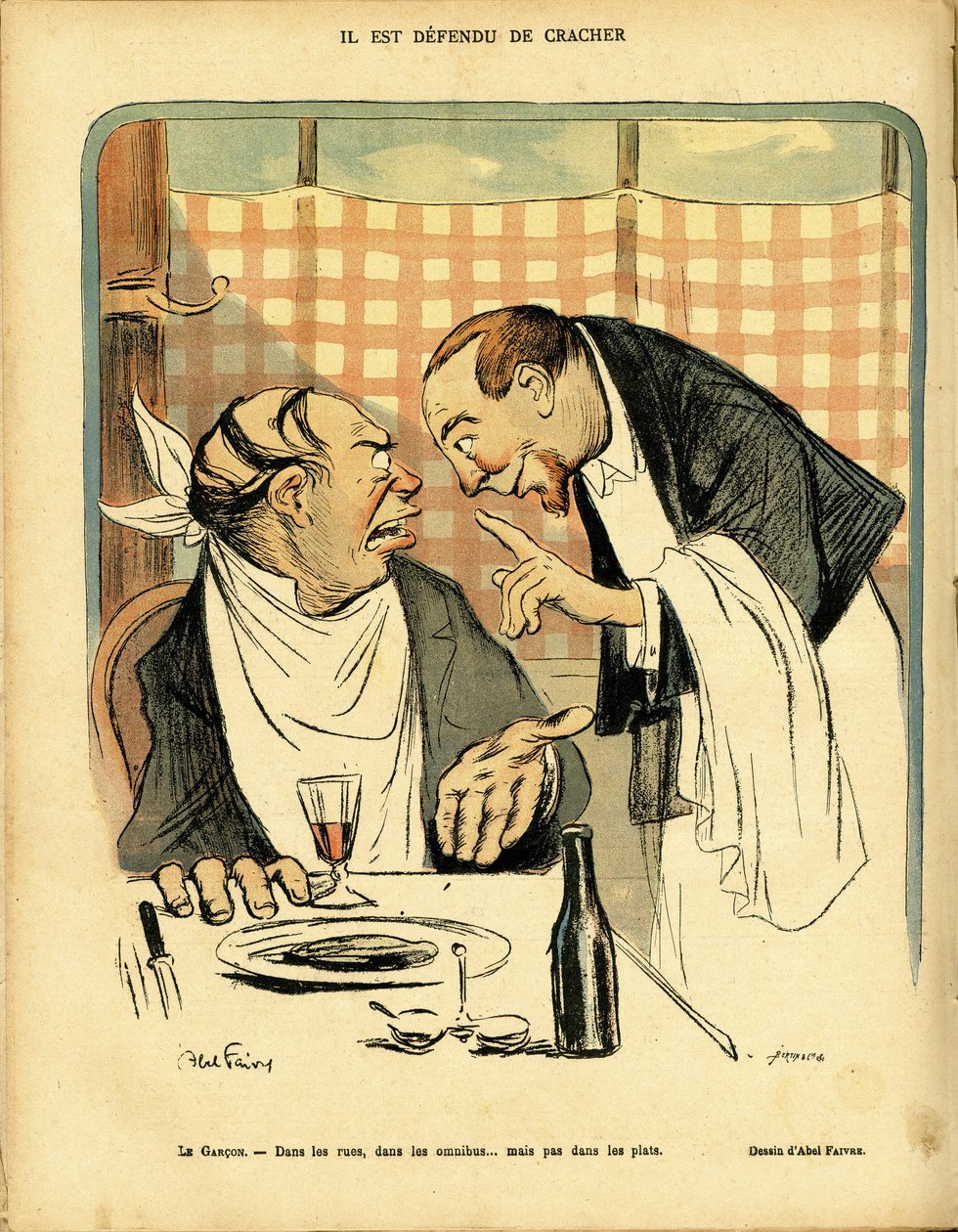 Le Rire》中的Abel Faivre（1867-1945）的插图，第297号。 作者 朱尔斯·亚伯·费弗尔