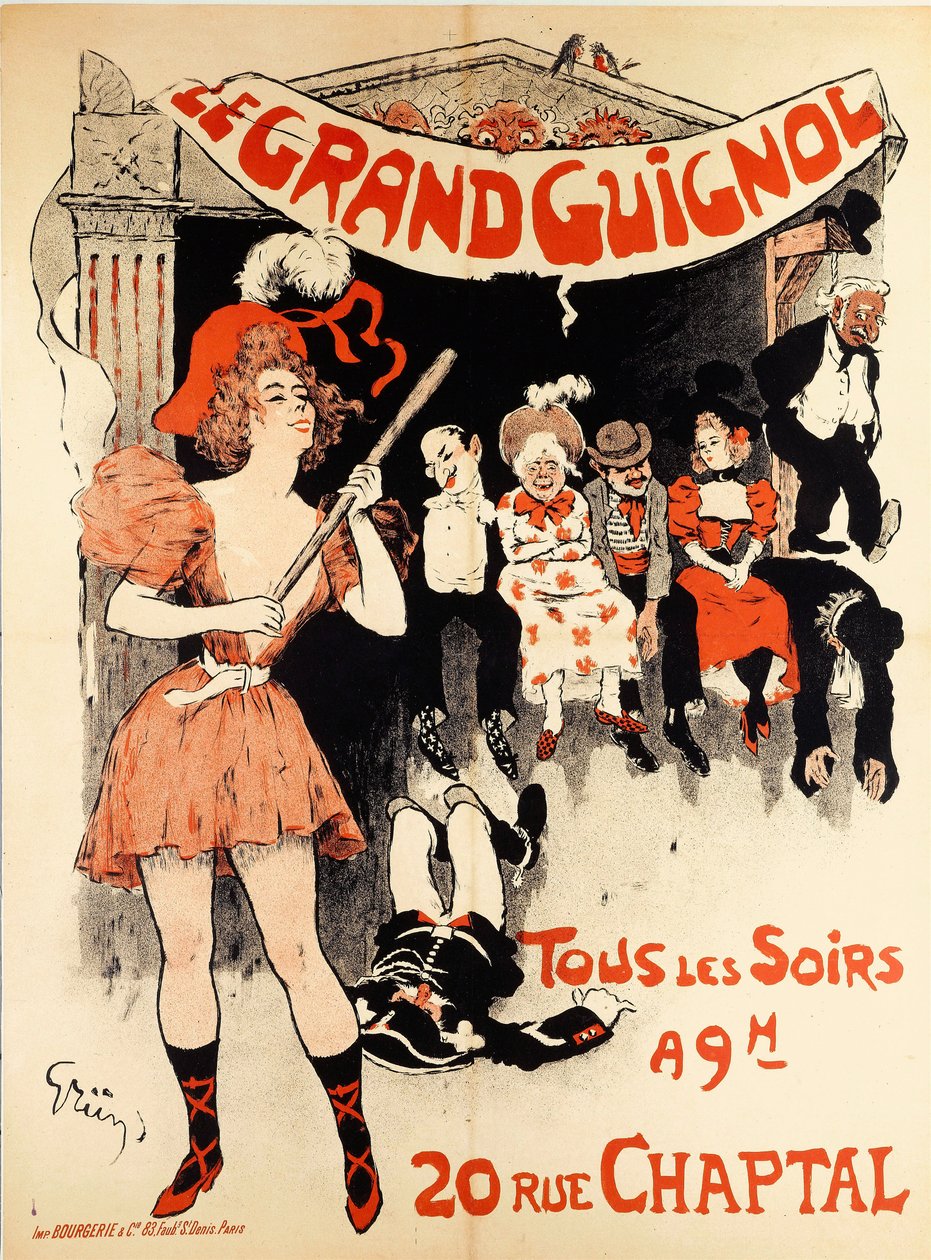 Le Grand Guignol, c. 1898. 作者 儒勒·亚历山大·格林