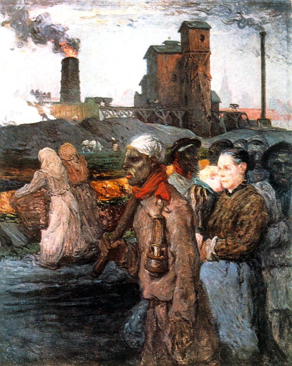 矿工》，约1920年 作者 朱尔斯·贝松