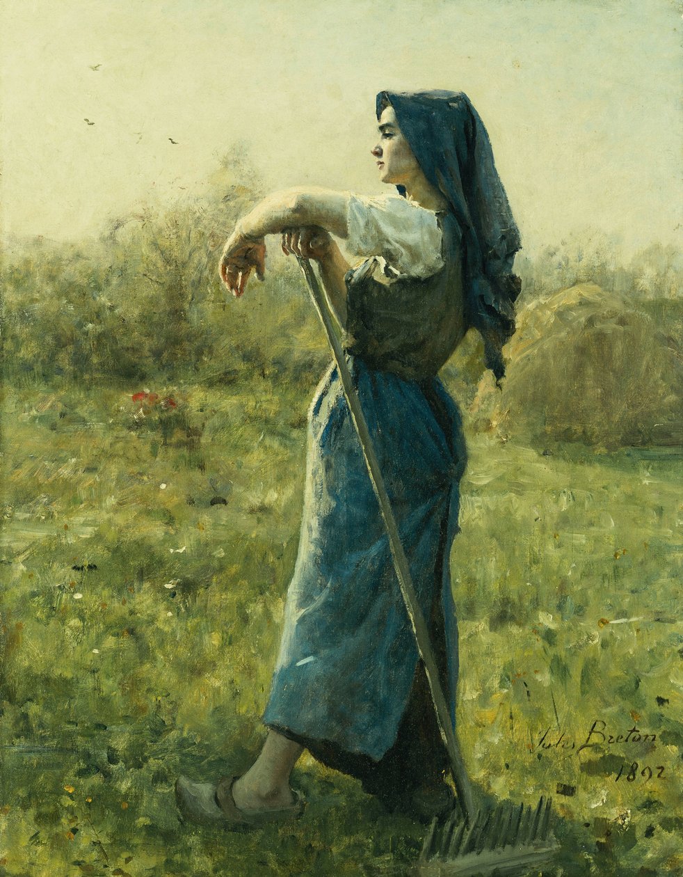 收割机，1892年 作者 朱尔斯·布雷顿