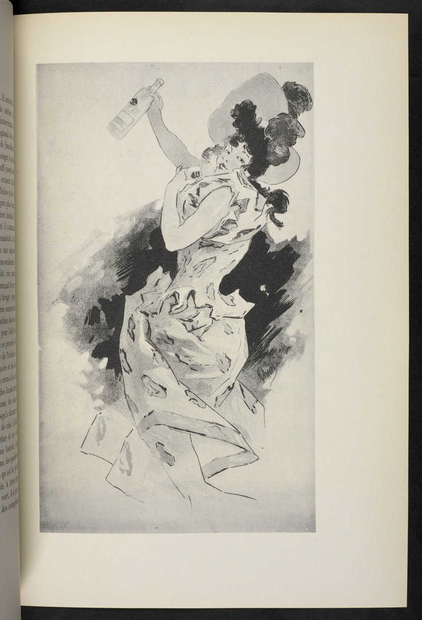 一个舞者》，儒勒-谢雷，巴黎：莫里斯-勒加雷克 作者 朱尔斯·切雷特（Jules Cheret）