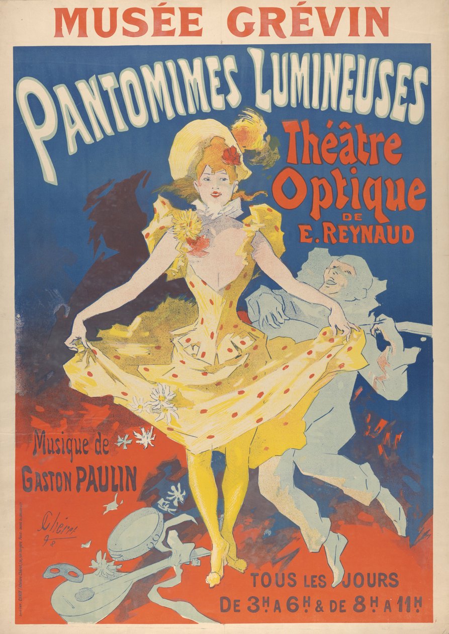 Luminous Pantomimes，1892 作者 朱尔斯·切雷特（Jules Cheret）