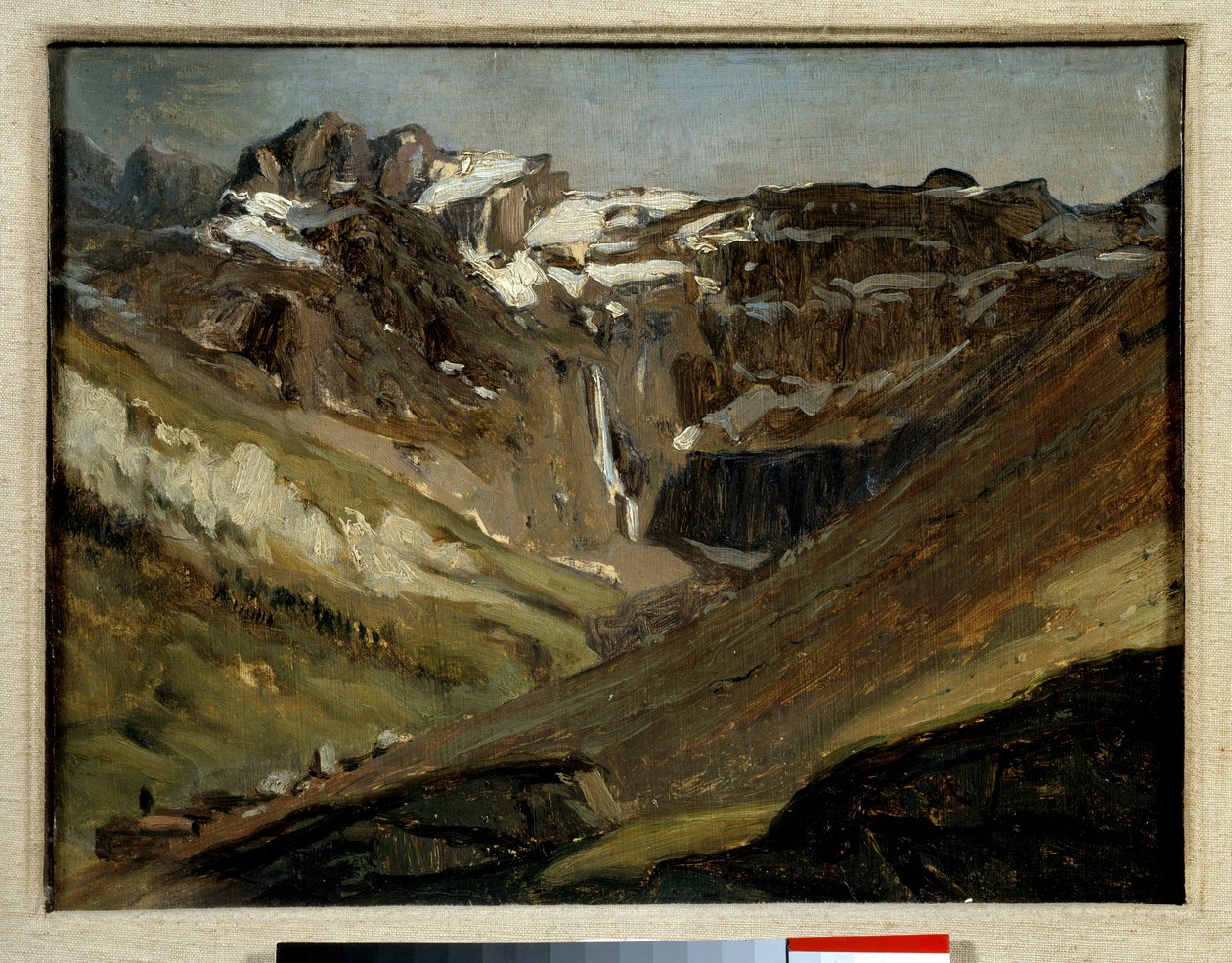 加利尼的马戏团在朱尔斯·杜普雷（Jules Dupre）的比利牛斯山画中 作者 朱尔斯·杜佩