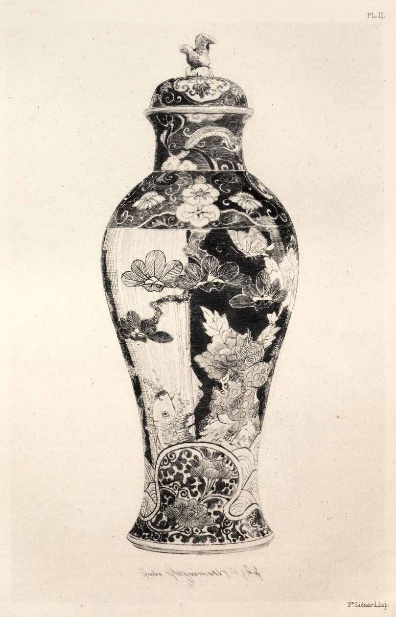 陶瓷艺术史：陶器的描述性和哲学性研究……三板，1877年。 作者 朱尔斯·费迪南德·雅克马尔