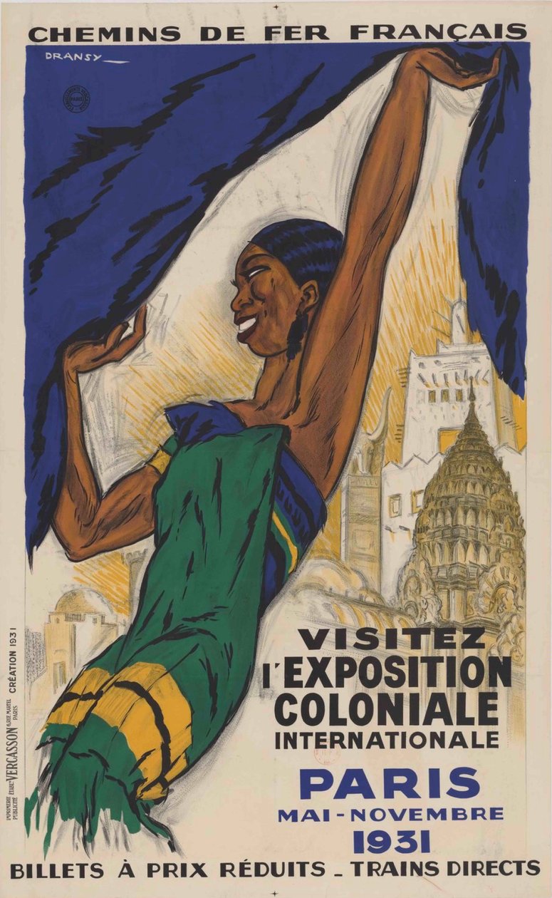 巴黎殖民展览国际殖民展览，1931年。 作者 朱尔斯·伊纳德·德拉尼（Jules Isnard Dransy）