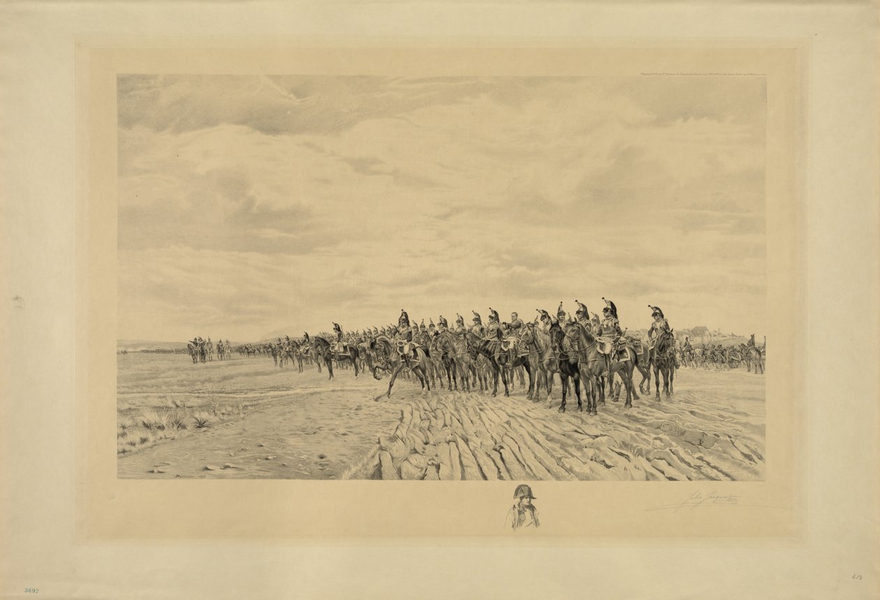 拿破仑·波拿巴在奥斯特里茨，1894年 作者 朱尔斯·雅克（Jules Jacquet）