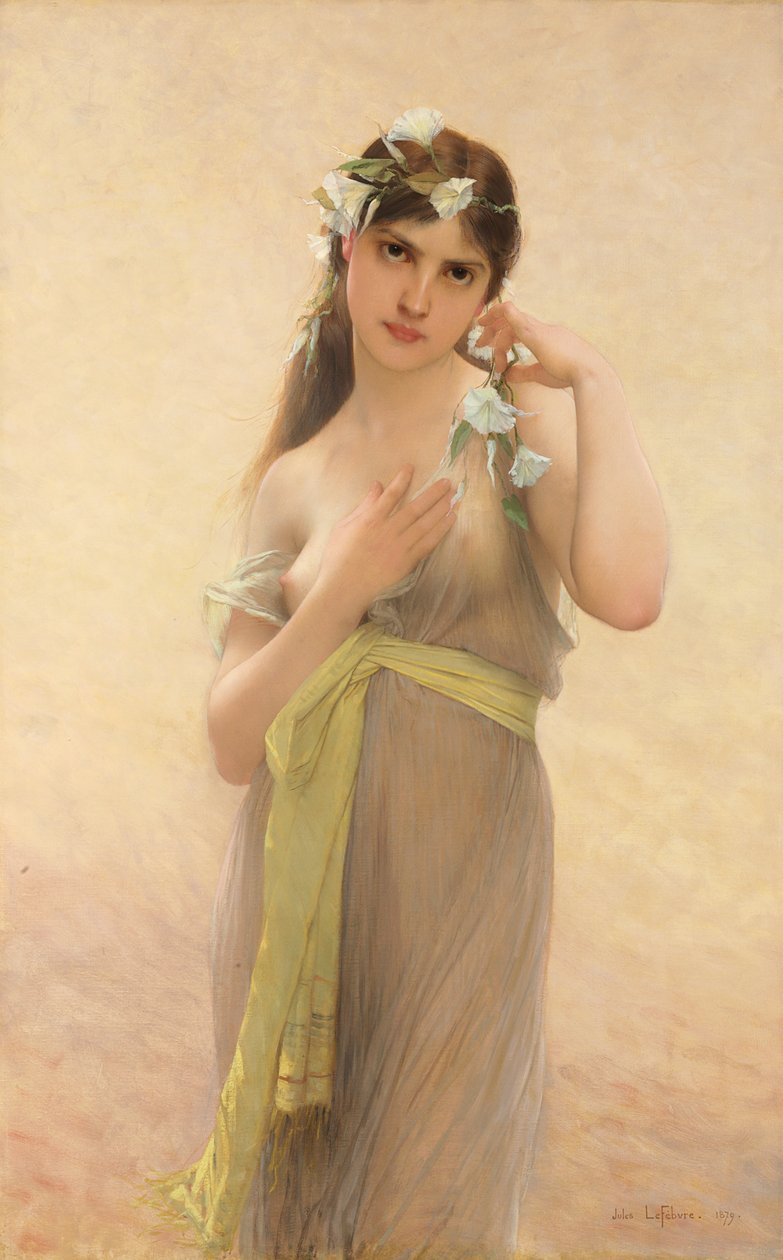 牵牛花，1879年 作者 儒勒·约瑟夫·列斐伏尔