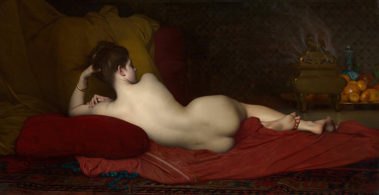 Odalisque, 1874. 作者 儒勒·约瑟夫·列斐伏尔