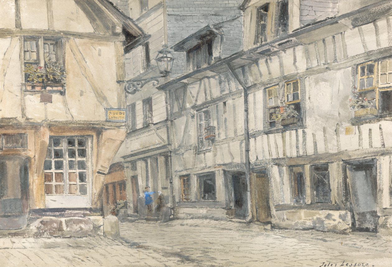 拉米蒂街 (Rue de Lamitie) 景观 作者 朱尔斯·雷索尔