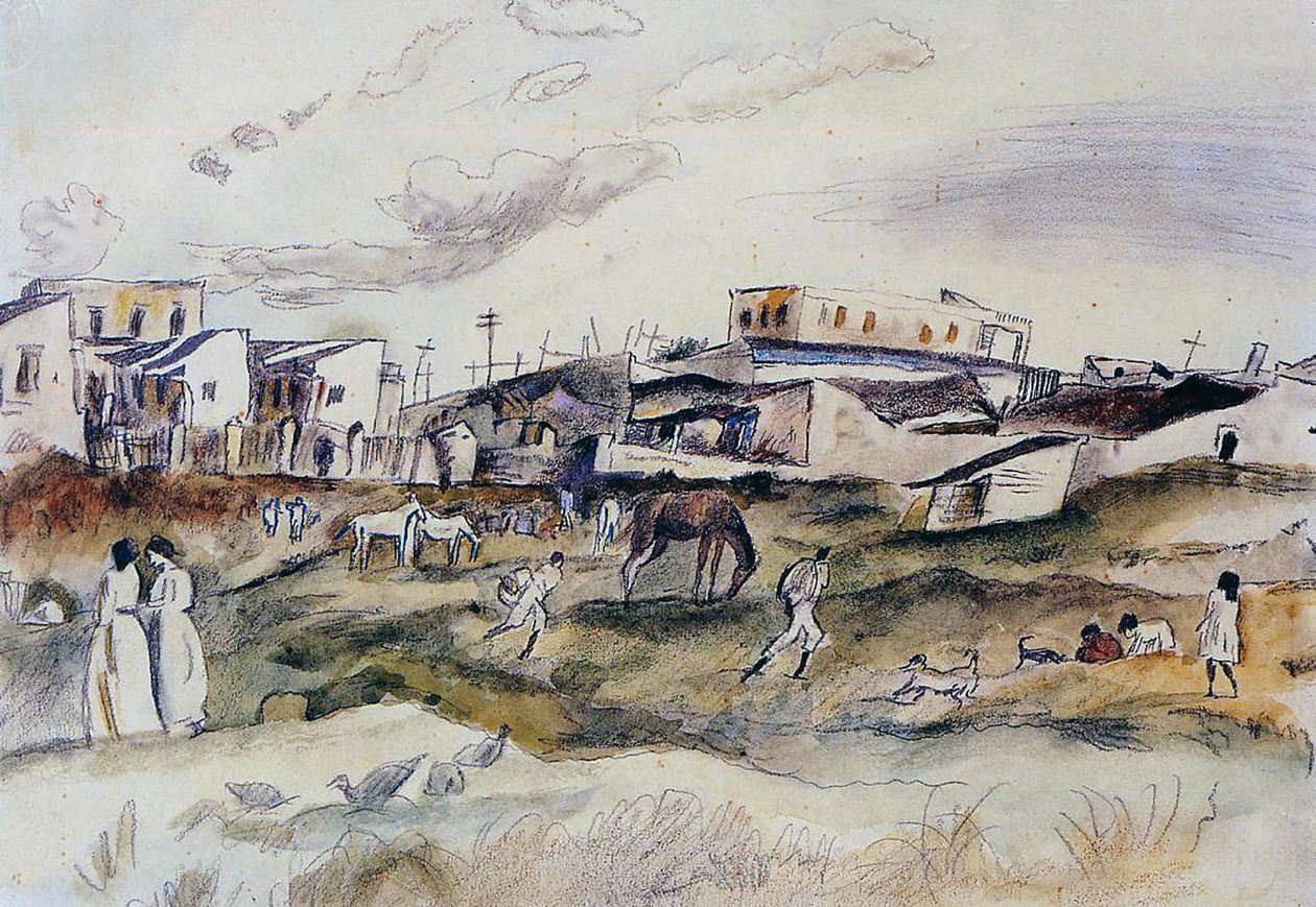古巴哈瓦那的一条街，1917年 作者 朱尔斯·帕辛