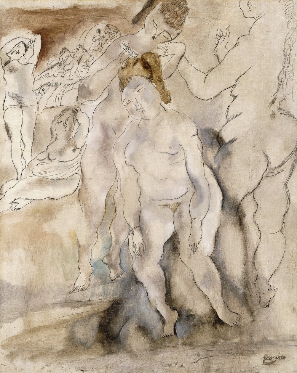 La Coiffure，1924年 作者 朱尔斯·帕辛