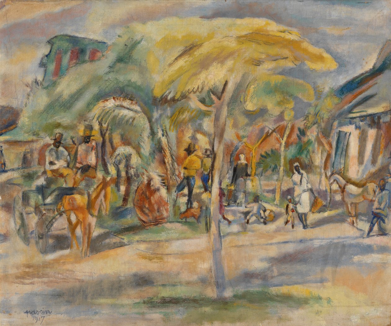 南方风景，1917年 作者 朱尔斯·帕辛