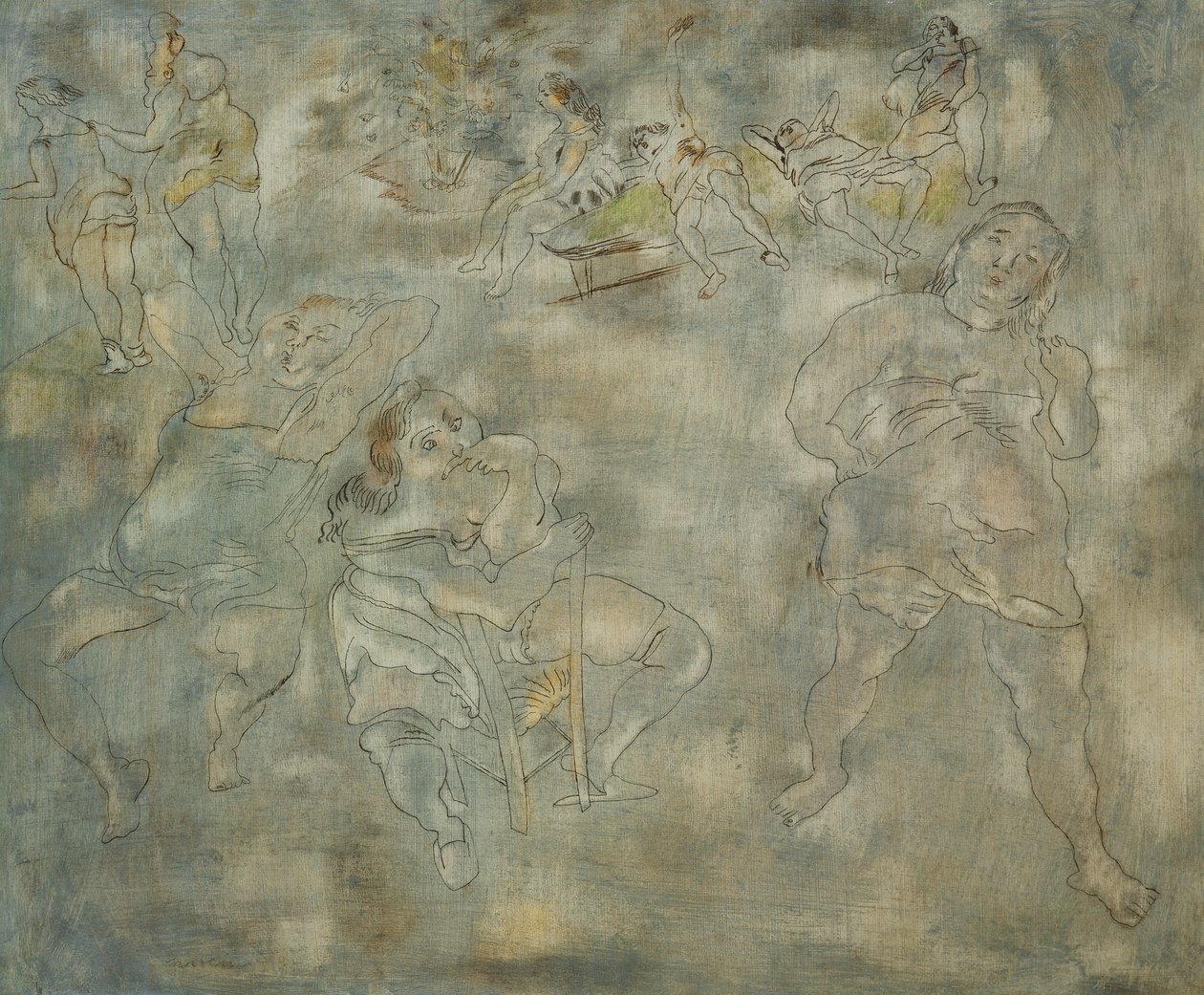 俘虏； Les Captives，约1923年-25日 作者 朱尔斯·帕辛