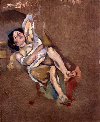 利穆赞女人》，约1908年（布面油画）。 作者 朱尔斯·帕辛