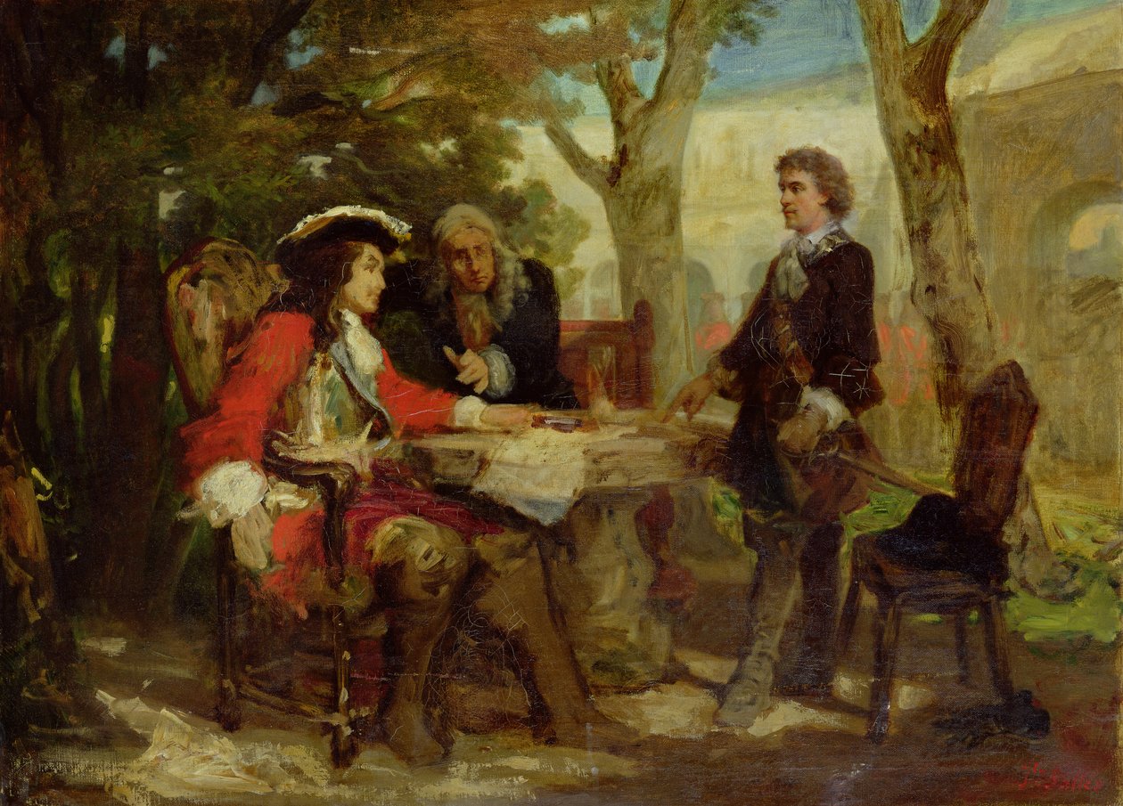 Jean Cavalier（1681-1740）和Claude Louis Hector（1653-1734）别墅公爵之间的会面 作者 朱尔斯·萨尔斯·瓦格纳