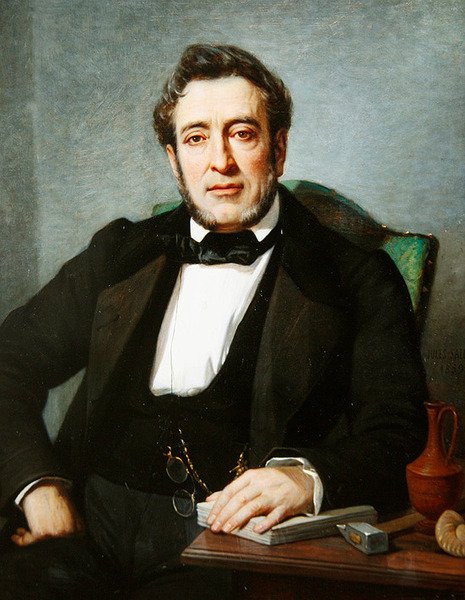Emilien Dumas的肖像，1859年（油画上的canva） 作者 朱尔斯·萨尔斯·瓦格纳
