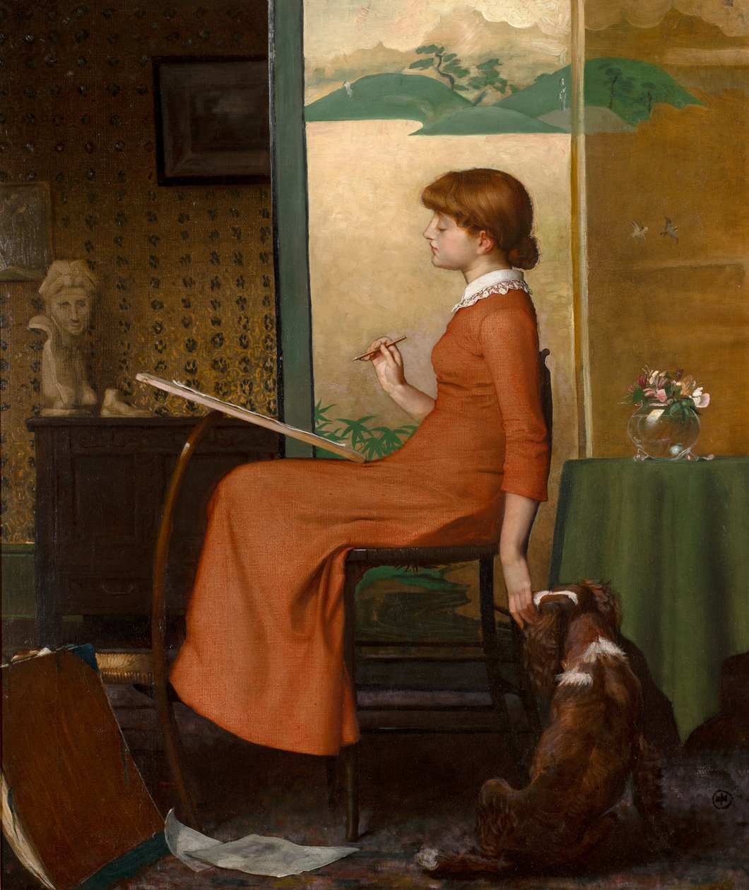 单身如何快乐（布面油画） 作者 朱莉娅·布雷斯韦尔·福卡德