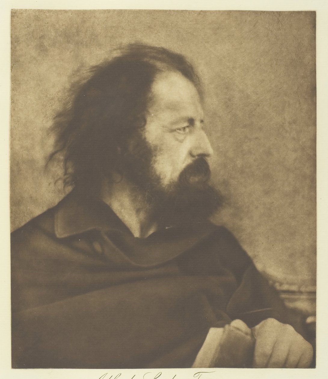 阿尔弗雷德，丁尼生勋爵 肮脏的蒙克，1865年，约1893年印刷。 作者 朱莉娅·玛格丽特·卡梅伦