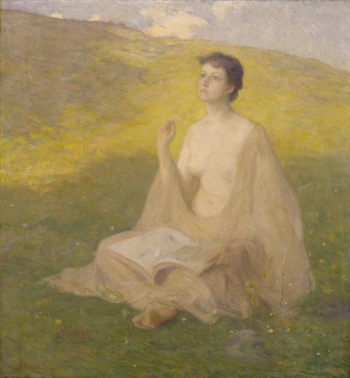 The Open Book, 1891. 作者 朱利安·奥尔登·威尔