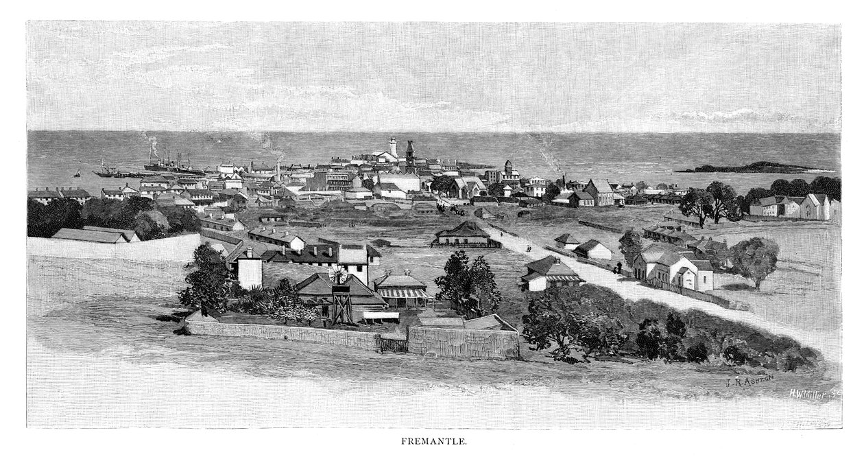 弗里曼特尔，1886年。 作者 朱利安·阿什顿（Julian Ashton）