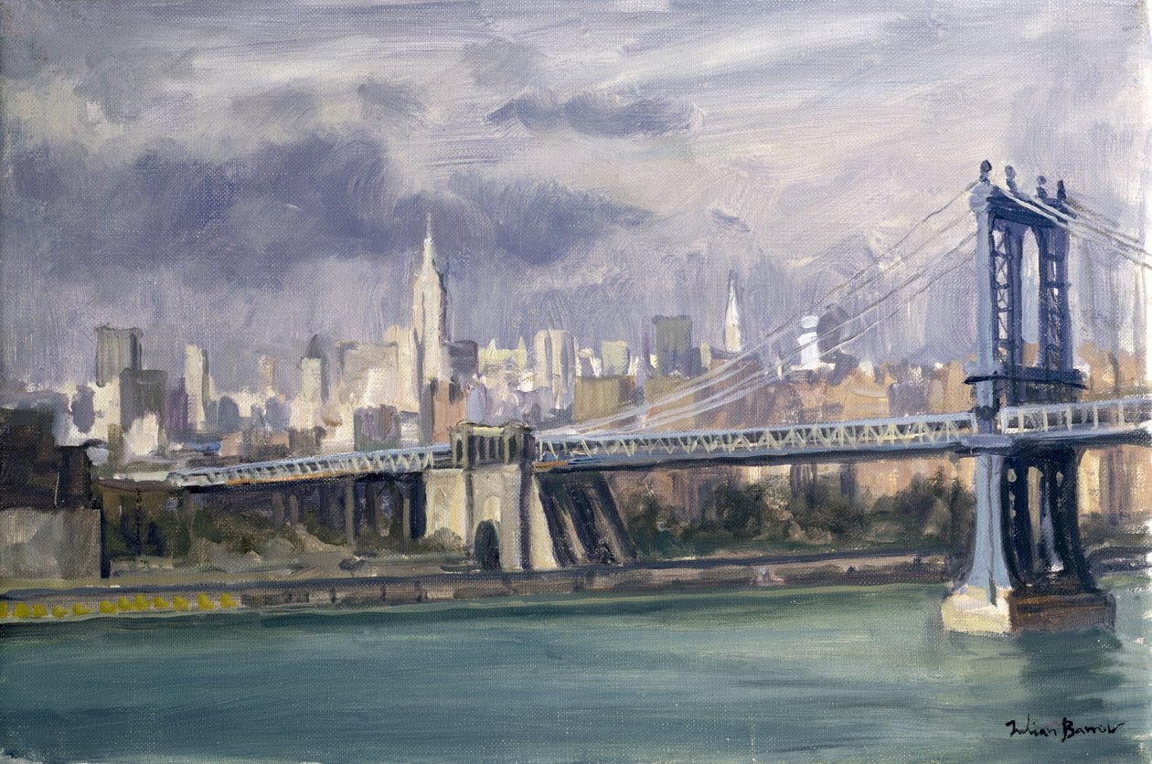 曼哈顿大桥，纽约，1996年 作者 朱利安·巴罗（Julian Barrow）