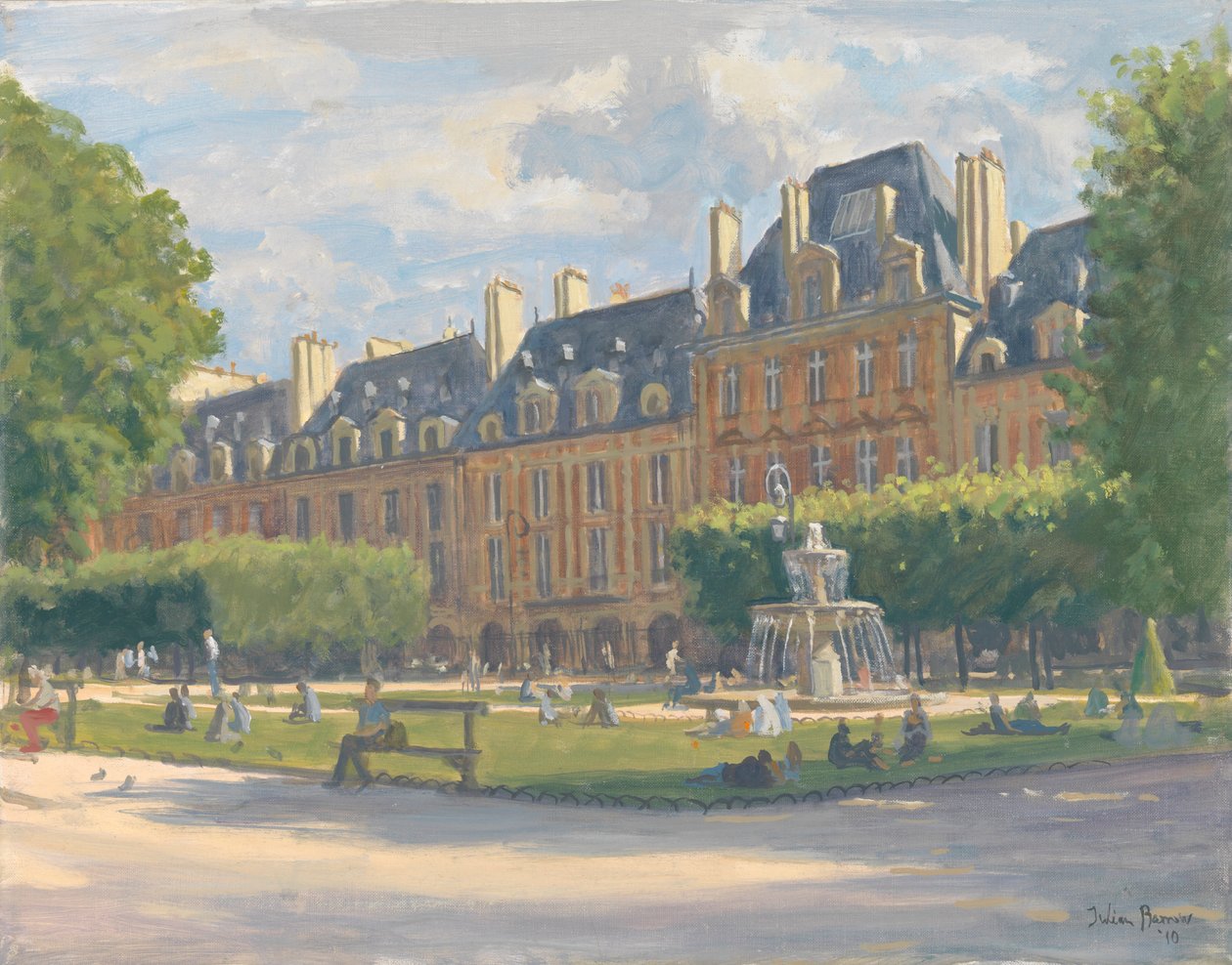 Place des Voges，2010 作者 朱利安·巴罗（Julian Barrow）