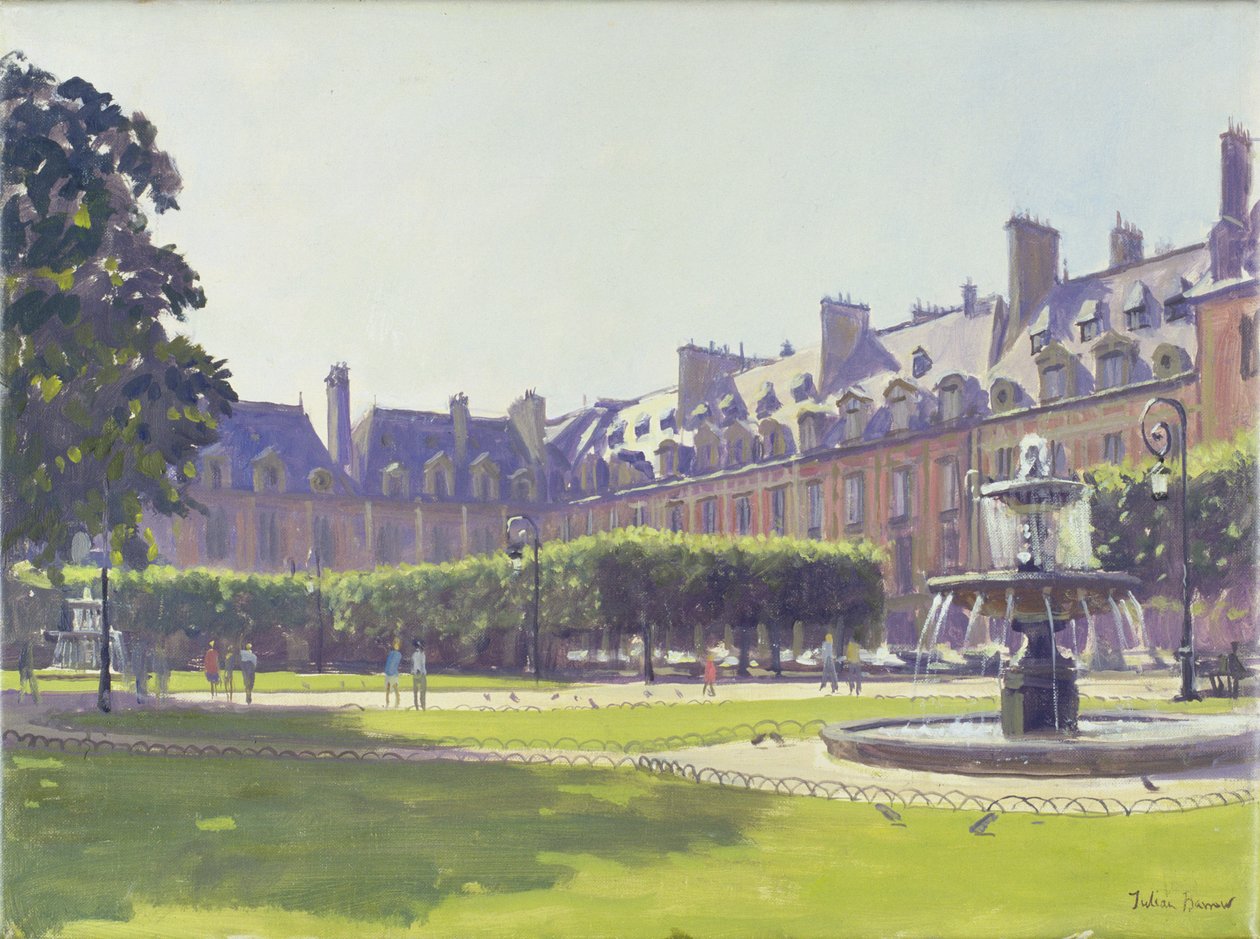 Place des Vosges，巴黎 作者 朱利安·巴罗（Julian Barrow）